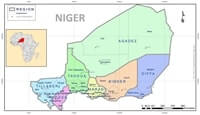 Grande carte Niger