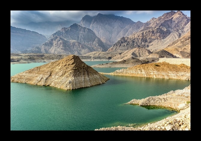 Photo d'un lac d'Oman