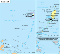 Carte Palaos simple