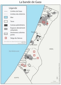 Carte de Gaza