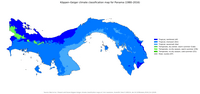 carte climat Panama