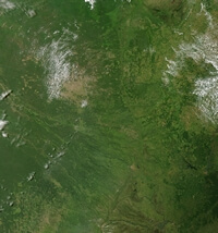 Image photo satellite Paraguay