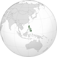 carte localisation des Philippines dans le monde