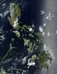 photo satellite Philippines villes