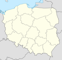 Carte de la Pologne vierge avec les régions