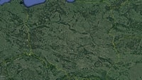 Photo satellite de la Pologne