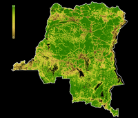 carte forêt République Démocratique Congo