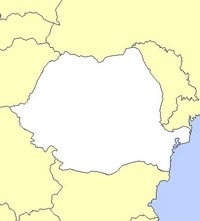 carte Roumanie vierge