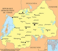 carte Rwanda simple