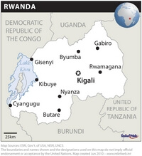 carte Rwanda simple