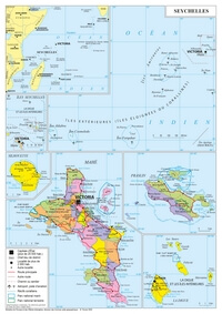 grande carte Seychelles ville