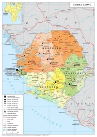Carte Sierra Leone
