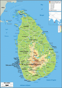 Carte Sri Lanka