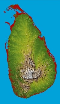 Carte Sri Lanka