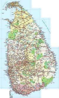 Carte Sri Lanka