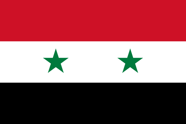 Drapeau de la Syrie