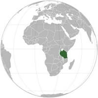 carte Tanzanie localisation