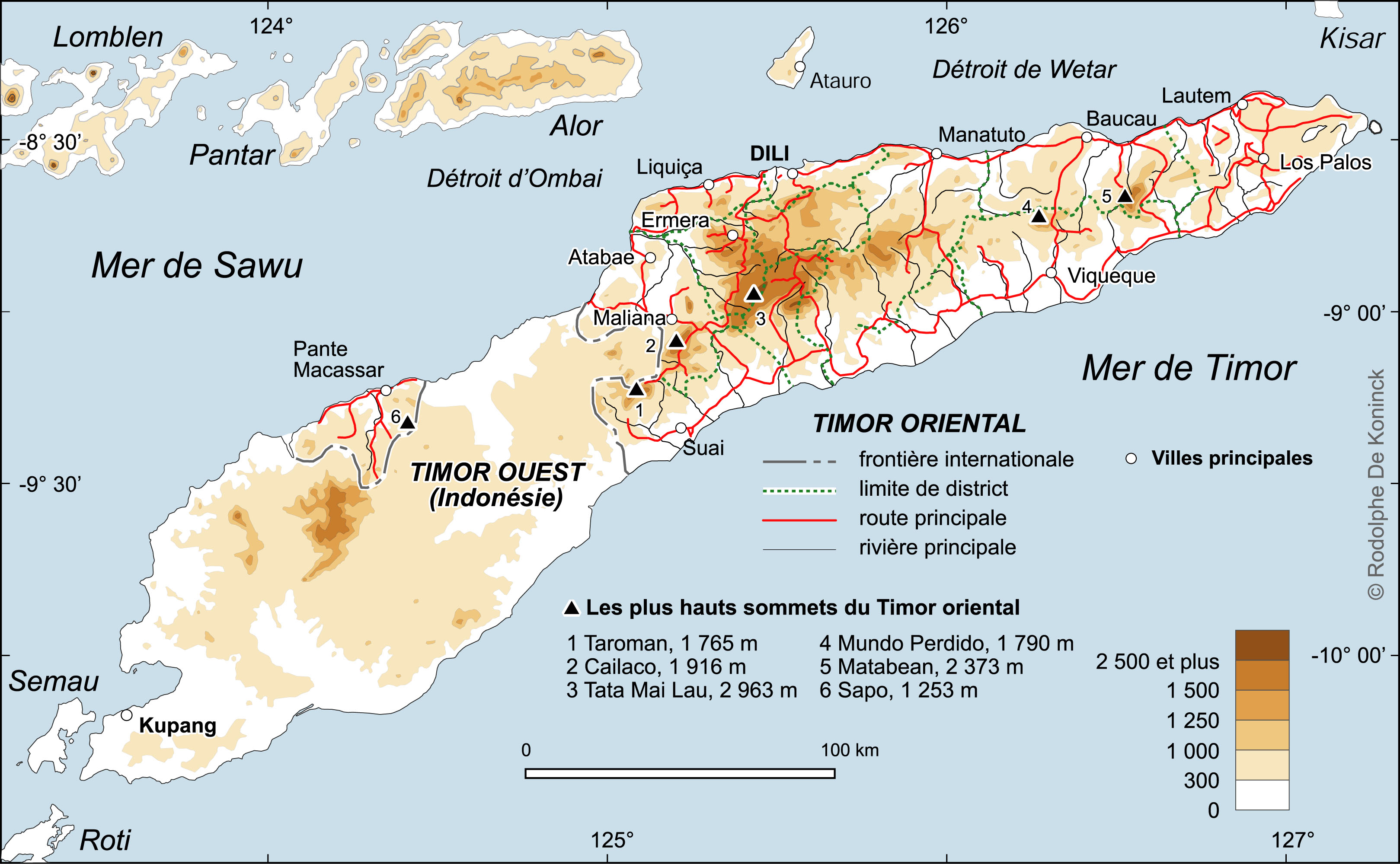 Cartograf fr Les pays le Timor  Oriental