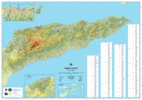 carte routière Timor oriental