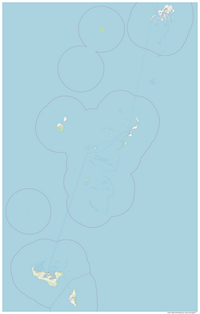 grande carte Tonga île