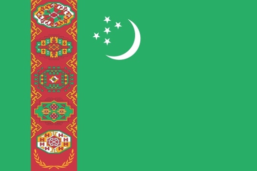 Drapeau du Turkménistan