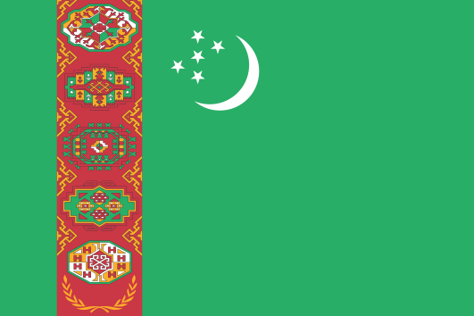 Drapeau du Turkmenistan