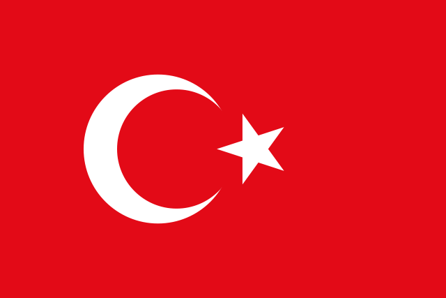 Drapeau de la Turquie