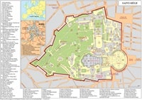 carte Vatican dépendances cité Vatican