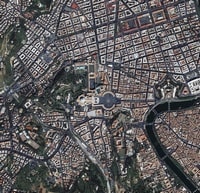 Photo satellite du Vatican et des alentours