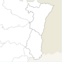 Carte de l'Alsace vierge