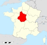 Carte localisation Centre-Val de Loire France