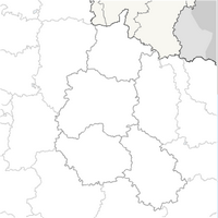 Carte de la Champagne-Ardenne vierge