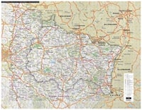 Carte routière Grand Est routes villes villages