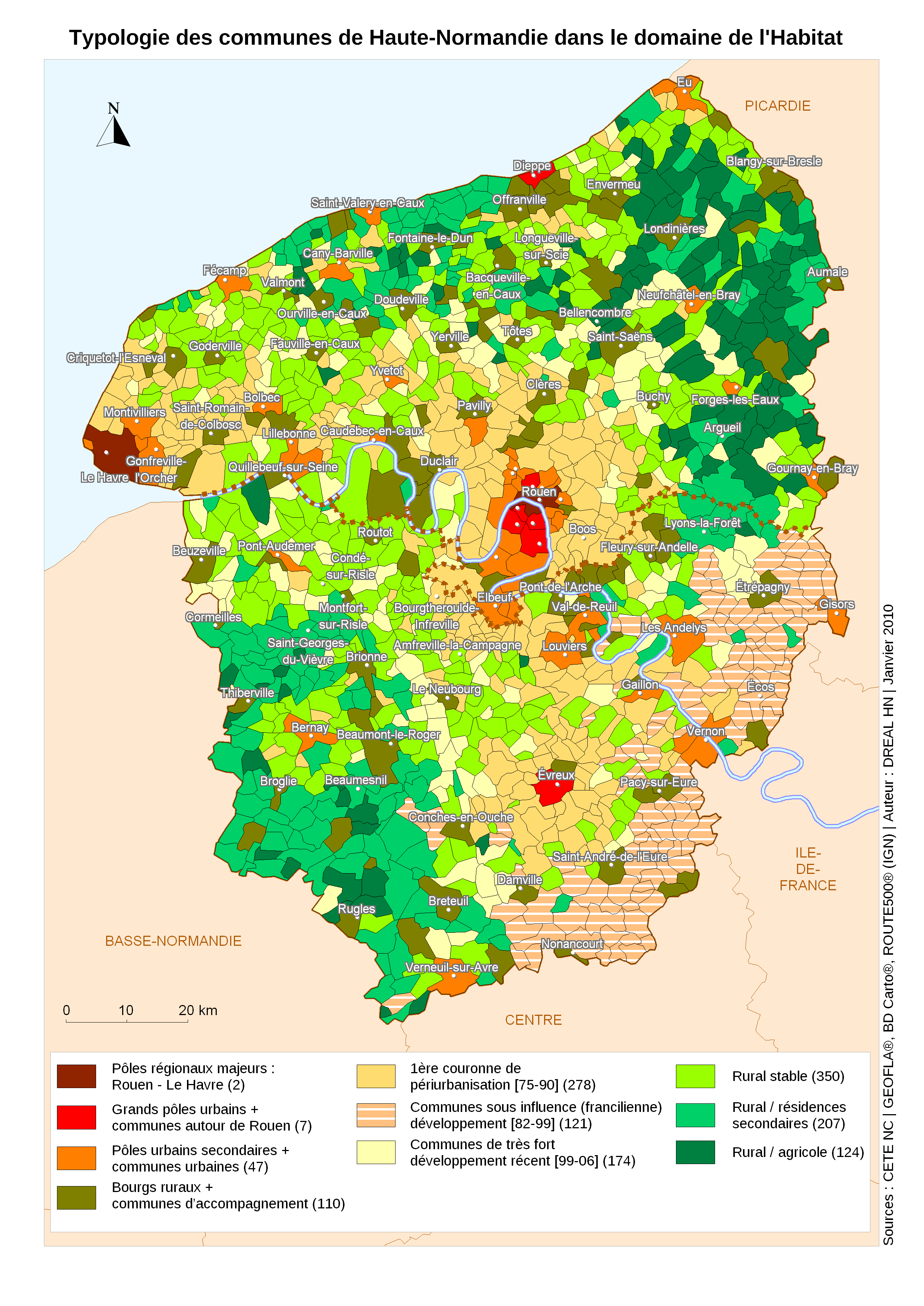 haute normandie relief et climat