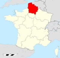 Carte localisation Hauts-de-France France