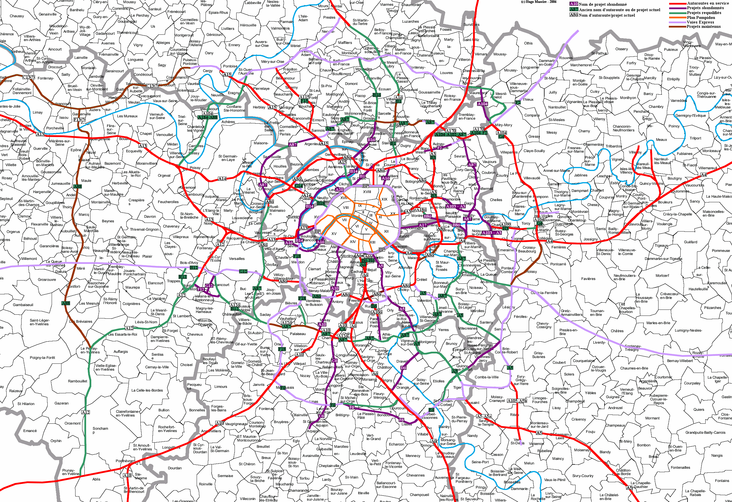 plan region parisienne