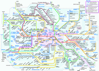 carte Île-de-France trains gares TER et correspondances