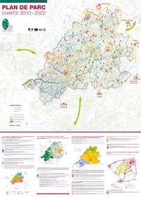 Carte du Parc Naturel Régional Périgord-Limousin