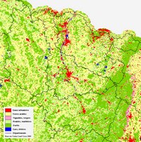 carte Lorraine type de sol et la végétation