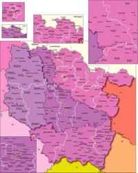 carte Lorraine grandes villes