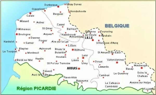 Décrypter 76+ imagen carte du pas-de-calais avec villes et villages ...