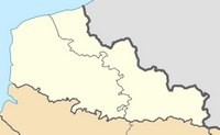 carte Nord-Pas-de-Calais vierge