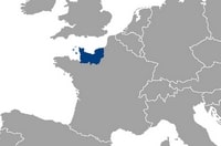 Carte localisation Normandie France