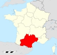 Carte localisation Occitanie France