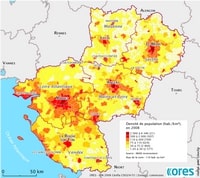 carte Pays de la Loire densité population