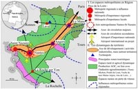 carte Pays de la Loire organisation géographique territoire