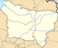Carte de la Picardie vierge