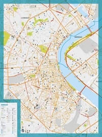 carte centre-ville Bordeaux pistes cyclables informations