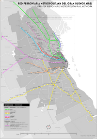 carte Buenos Aires train station