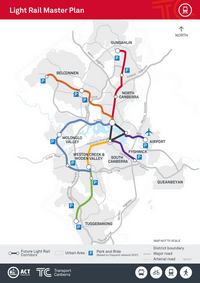 plan métro Canberra